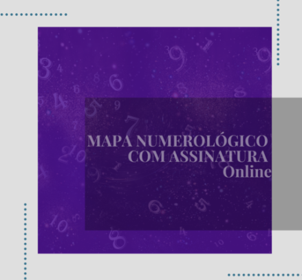 Mapa Numerológico com Assinatura